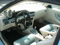 bucket seats and vinyl interior